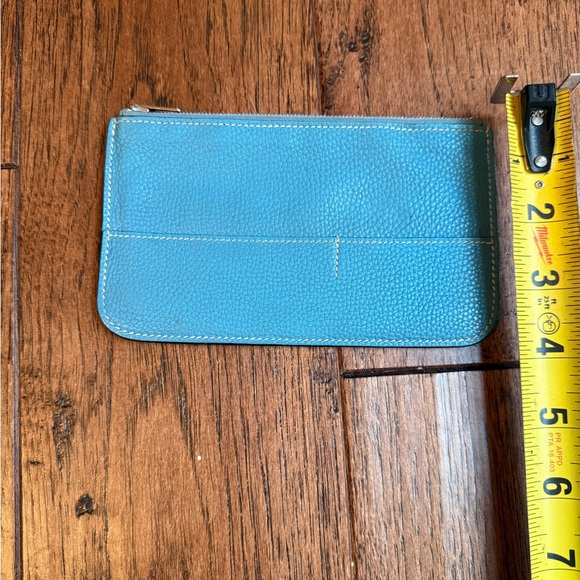 Authentic Hermes Dogon Wallet Togo Blue Jean leather - Picture 16 of 16